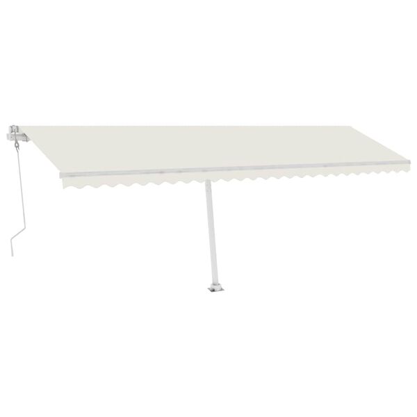 vidaXL Volně stoj&iacute;c&iacute; automatick&aacute; mark&yacute;za 600 x 300 cm kr&eacute;mov&aacute;