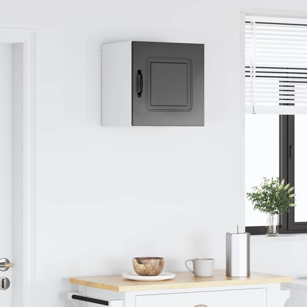 vidaXL Kuchyňsk&aacute; skř&iacute;ň Kalmar Čern&aacute; 40 x 31 x 40 cm kompozitn&iacute; dřevo