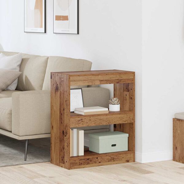 vidaXL Knihovna Star&eacute; dřevo 60 x 30 x 72 cm kompozitn&iacute; dřevo