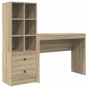 vidaXL Stůl Sonoma dub 145,5 x 40 x 127 cm 2 ks