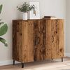 vidaXL Př&iacute;born&iacute;k old wood 90 x 34 x 80 cm kompozitn&iacute; dřevo