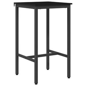 vidaXL Barov&yacute; stůl 52 x 52 x 90 cm Kompozitn&iacute; dřevo Čern&yacute; dub