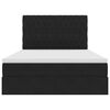 vidaXL Postel s &uacute;ložn&yacute;m prostorem a matrac&iacute; Čern&aacute; 140 x 190 cm samet