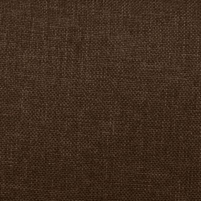 vidaXL Masážní polohovací křeslo tmavě hnědé textil
