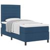 vidaXL Postel s boxspringem s matrac&iacute; s čelo Modr&aacute; 80 x 200 cm textil