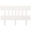 vidaXL Čelo postele bílé 183,5 x 3 x 81 cm masivní borovice