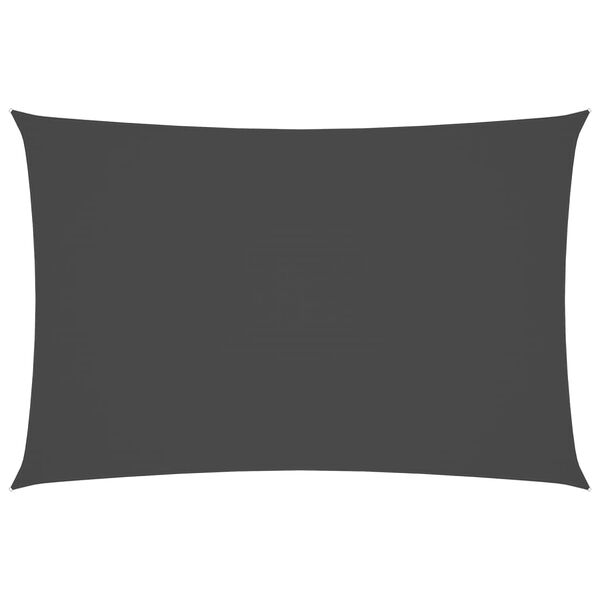 vidaXL Plachta proti slunci z oxfordsk&eacute; l&aacute;tky obd&eacute;ln&iacute;k 2x4m antracit