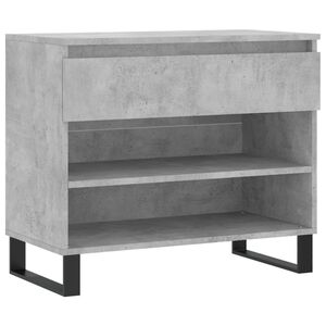 vidaXL Botn&iacute;k betonově &scaron;ed&yacute; 70x36x60 cm kompozitn&iacute; dřevo