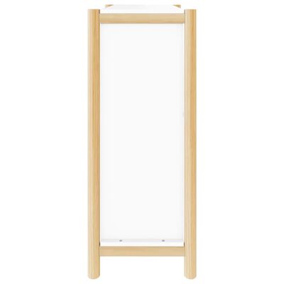 vidaXL Botník bílý 57,5 x 33 x 80 cm kompozitní dřevo