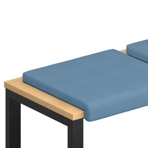 vidaXL Pol&scaron;t&aacute;ř na lavici 4 ks man&scaron;estr Modr&aacute; Hloubka 35 cm