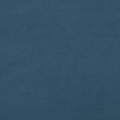 vidaXL Rám postele tmavě modrý 100 x 200 cm samet