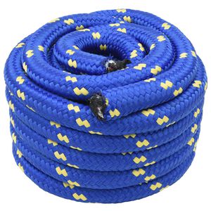 vidaXL Lano na loď 4 mm 10 m Modr&aacute;