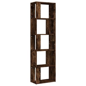 vidaXL Knihovna kouřov&yacute; dub 45 x 24 x 160 cm kompozitn&iacute; dřevo