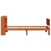 vidaXL R&aacute;m postele s čelo 2 pcs Voskově hněd&aacute; Masivn&iacute; borovicov&eacute; dřevo