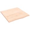 vidaXL Stoln&iacute; deska 60 x 60 x 2 cm neo&scaron;etřen&eacute; masivn&iacute; dubov&eacute; dřevo