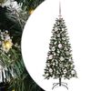 vidaXL Uměl&yacute; v&aacute;nočn&iacute; stromeček Zelen&aacute; 120 cm PVC, plast a ocel