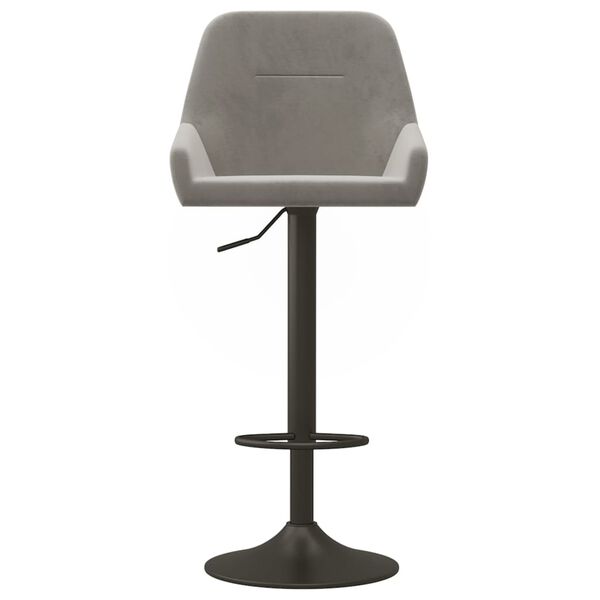 vidaXL Barov&eacute; stoličky 2 ks světle &scaron;ed&eacute; samet