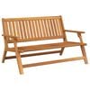 vidaXL Relaxovan&aacute; lavice Hněd&aacute; 122 x 78 x 73 cm Masivn&iacute; ak&aacute;tov&eacute; dřevo
