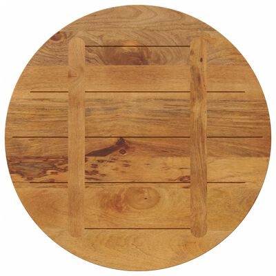 vidaXL Stolní deska Ø 70 x 3,8 cm kulatá masivní mangovníkové dřevo