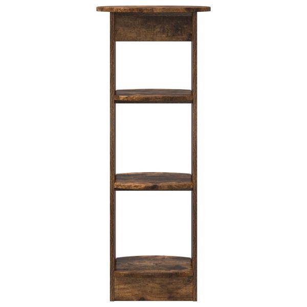 vidaXL Bočn&iacute; skř&iacute;ňka Uzen&yacute; Dub 40 x 40 x 100 cm Dřevěn&yacute; materi&aacute;l