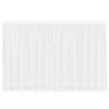 vidaXL Čipkov&yacute; Z&aacute;věs se z&aacute;clonami B&iacute;l&aacute; 140 x 400 cm Polyester