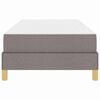 vidaXL Postel s boxspringem Taupe 80 x 200 cm textil