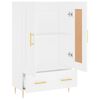 vidaXL Skříň highboard bílá 69,5 x 31 x 115 cm kompozitní dřevo