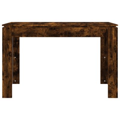 vidaXL Jídelní stůl kouřový dub 120 x 60 x 76 cm kompozitní dřevo