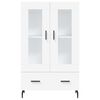 vidaXL Skříň highboard bílá 69,5 x 31 x 115 cm kompozitní dřevo