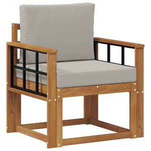 vidaXL Venkovn&iacute; pohovka Masivn&iacute; ak&aacute;ciov&eacute; dřevo a polyester