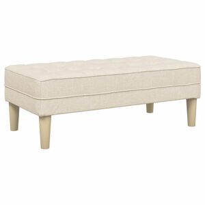 vidaXL lavice s pol&scaron;t&aacute;řem Tkanina 113 x 57 x 39 cm textil