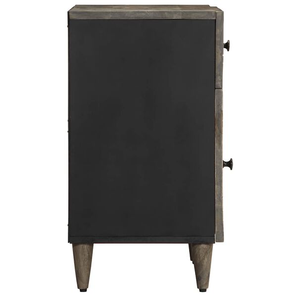 vidaXL Nočn&iacute; stolek světle &scaron;ed&aacute; 50x33x60 cm masivn&iacute; mangovn&iacute;kov&eacute; dřevo