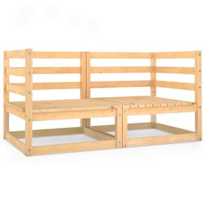 vidaXL 2m&iacute;stn&aacute; zahradn&iacute; pohovka masivn&iacute; borovice