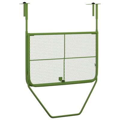vidaXL Balkonový stolek zelený 60 x 40 cm ocel