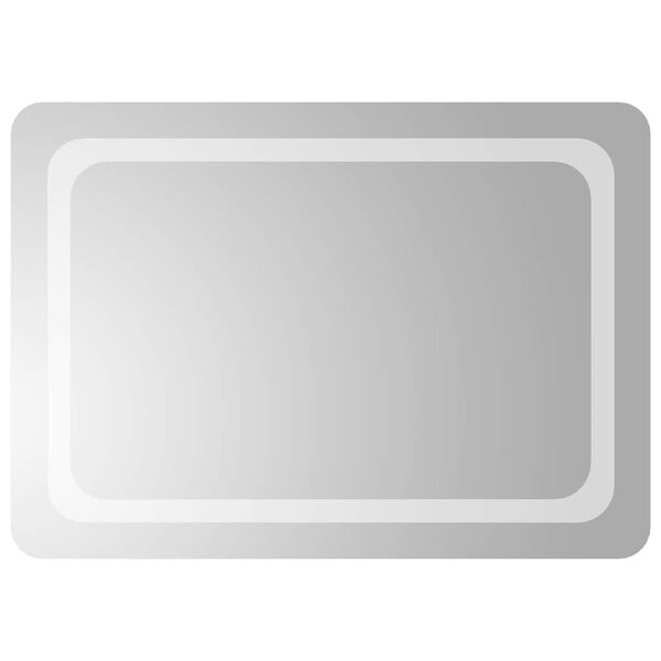 vidaXL Koupelnov&eacute; zrcadlo s LED osvětlen&iacute;m 70x50 cm