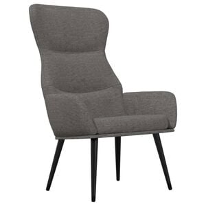 vidaXL Relaxačn&iacute; křeslo světle &scaron;ed&eacute; textil