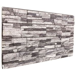 vidaXL N&aacute;stěnn&eacute; panely 10 ks 100 x 50 cm Tmavě &scaron;ed&aacute; a světle &scaron;ed&aacute;