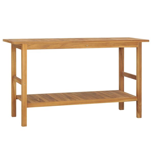 vidaXL Koupelnov&aacute; skř&iacute;ňka masivn&iacute; teak 132 x 45 x 75 cm