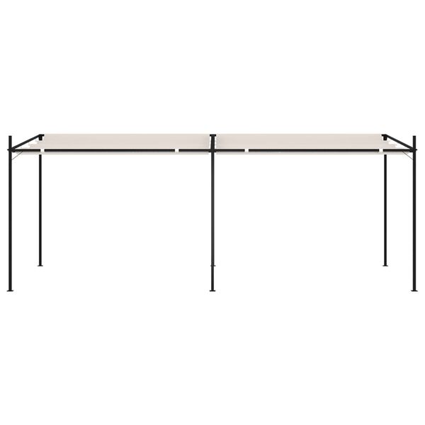 vidaXL Alt&aacute;n se zatahovac&iacute; střechou 600 x 300 x 233 m kr&eacute;mov&yacute;