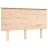 vidaXL R&aacute;m postele s čelem 140 x 190 cm masivn&iacute; dřevo