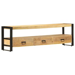 vidaXL TV stolek 150 x 30 x 45 cm masivn&iacute; mangovn&iacute;kov&eacute; dřevo
