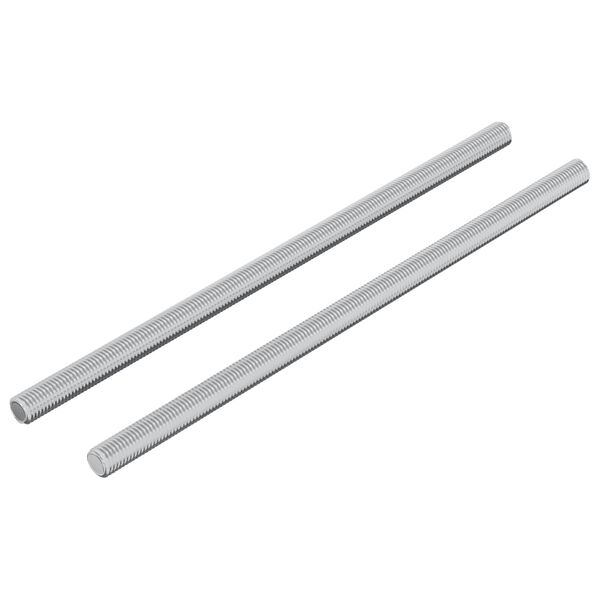 vidaXL Z&aacute;vitov&aacute; tyč 2 pcs Stř&iacute;brn&aacute; 6 x 135 mm Ocel