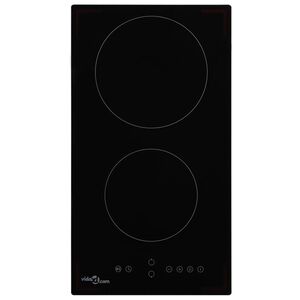 vidaXL Keramick&aacute; varn&aacute; deska 2 varn&eacute; z&oacute;ny dotykov&eacute; ovl&aacute;d&aacute;n&iacute; 3 000 W