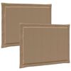 vidaXL Pol&scaron;t&aacute;ře na sedadla 2 ks Polyester Taupe 47 x 36 x 2 cm