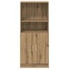 vidaXL Kuchyňsk&aacute; skř&iacute;ňka dub artisan 57x41,5x131,5 cm kompozitn&iacute; dřevo