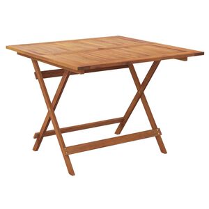 vidaXL Skl&aacute;dac&iacute; zahradn&iacute; stůl 90 x 90 x 75 cm masivn&iacute; ak&aacute;ciov&eacute; dřevo