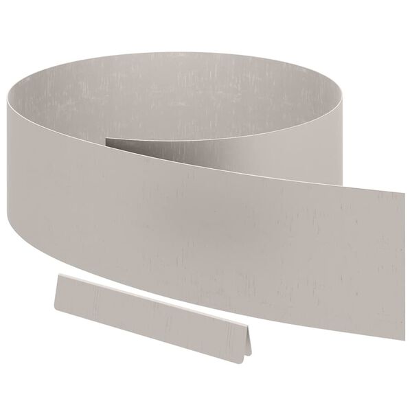 vidaXL Okraj tr&aacute;vn&iacute;ku Rezav&aacute; 450 x 0,05 x 15 cm