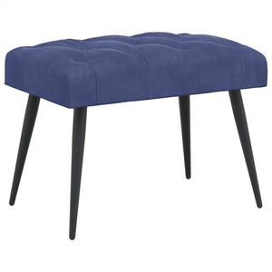 vidaXL Lavice s knofl&iacute;kov&yacute;m pro&scaron;&iacute;v&aacute;n&iacute;m Policov&aacute; modr&aacute; 60 x 40 x 45 cm