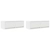 vidaXL TV skř&iacute;ňky 2 ks B&iacute;l&aacute; 80x31x25,5 cm Dřevěn&aacute; konstrukce