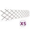vidaXL Vrbov&eacute; trel&aacute;žov&eacute; ploty 5 ks 180 x 60 cm